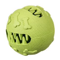 Barry King hračky pre psy - dentálna lopta na maškrty zelená 7,5cm
