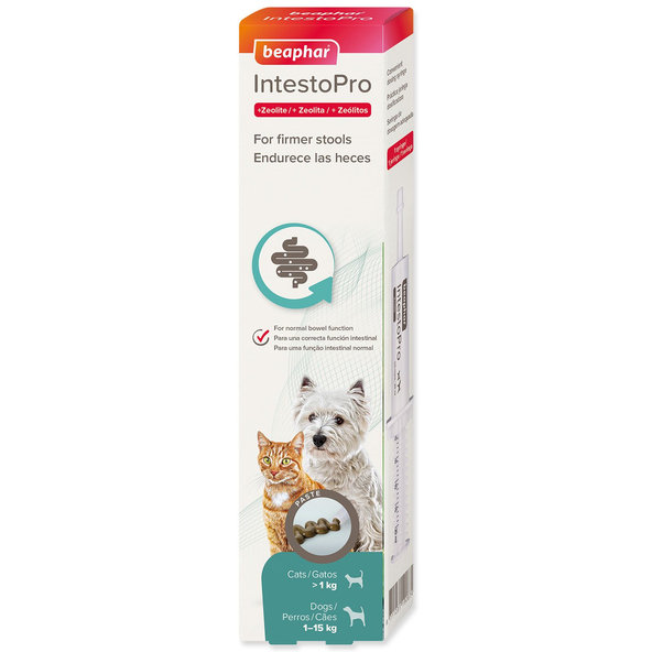 Beaphar IntestoPro S pasta na podporu trávenia pre psy a mačky 20 ml