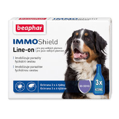 Beaphar Line-on IMMO Shield L antiparazitná pipeta pre psy 3x4,5 ml