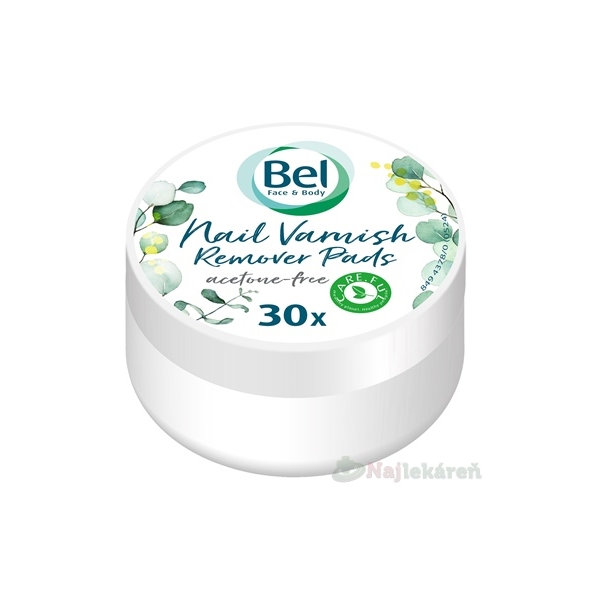 Bel Face & Body Odlakovacie tampóny na nechty 30ks