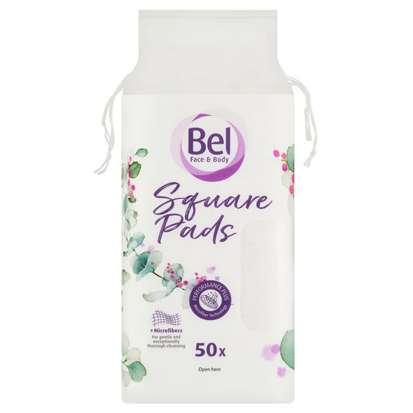 Bel Face & Body Odličovacie tampóny štvorcové 50ks