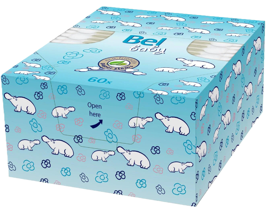 Bel baby Detské vatové tyčinky 60 ks