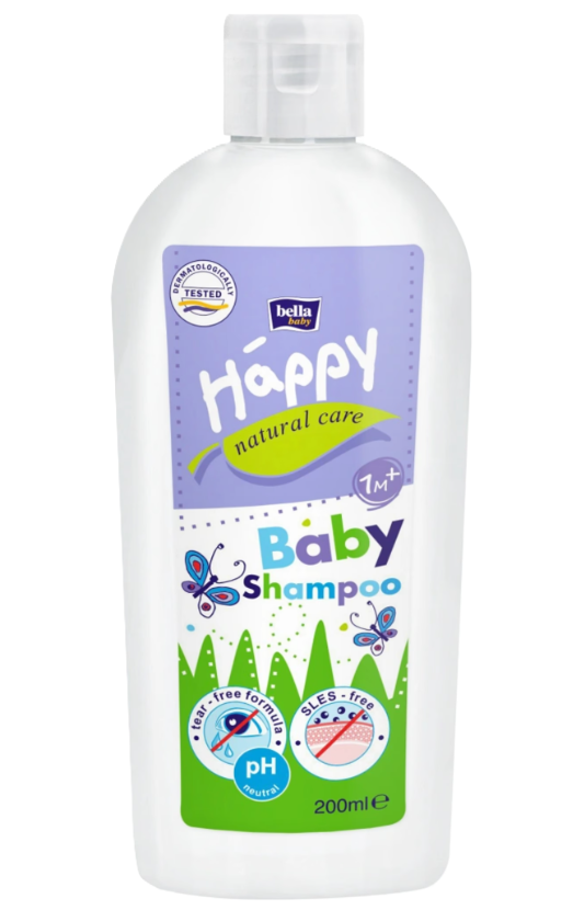 Bella Happy Natural Care detský šampón 200 ml
