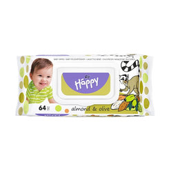 Bella Happy mandle a olivy vlhčené obrúsky 64ks