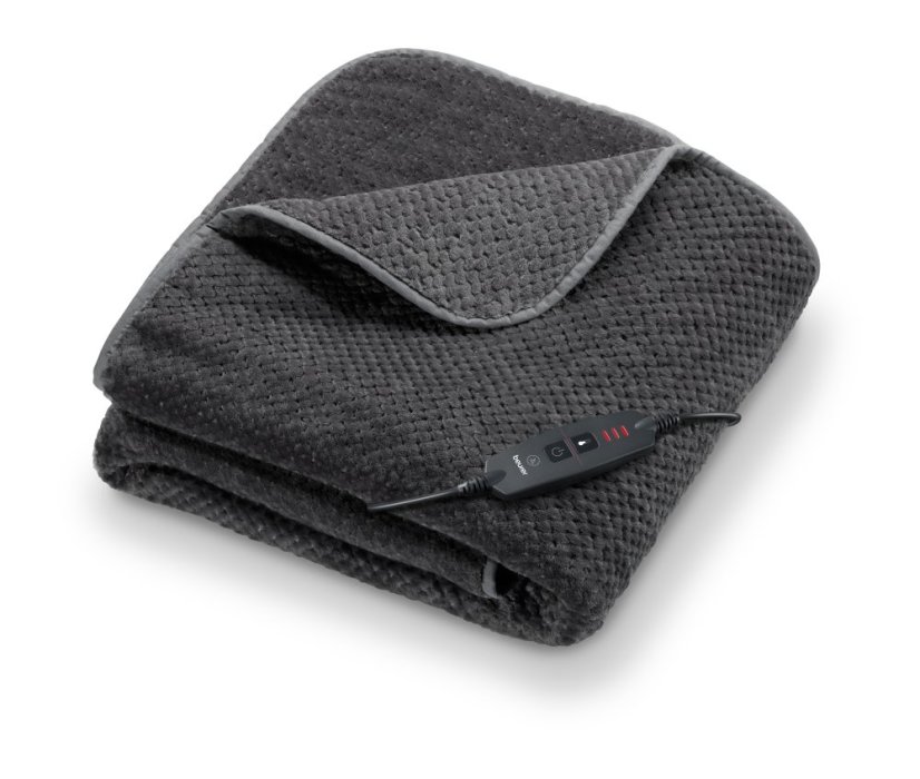 Beurer vyhrievacia deka HD 65 Dark Grey 180 x 130 cm