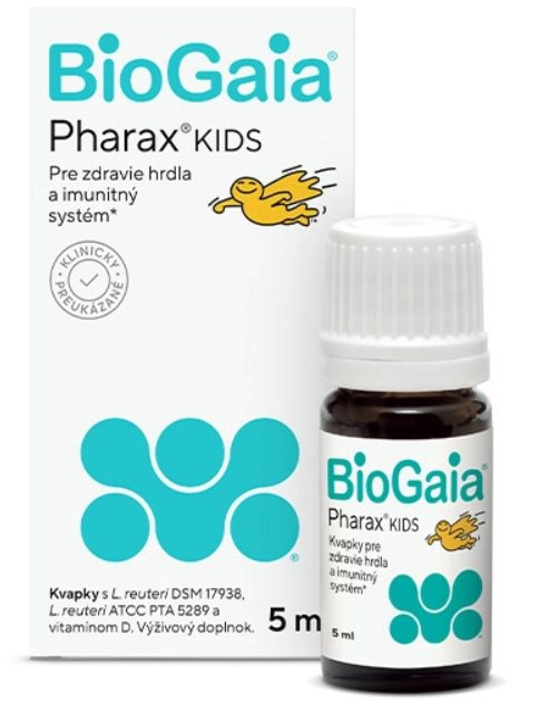 BioGaia Pharax KIDS kvapky 5ml