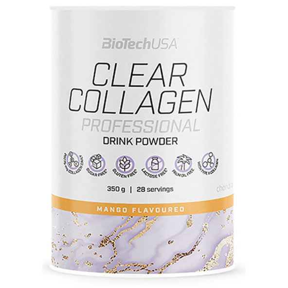 BioTechUSA CLEAR COLLAGEN PROFESSIONAL príchuť broskyňový ľadový čaj 350g