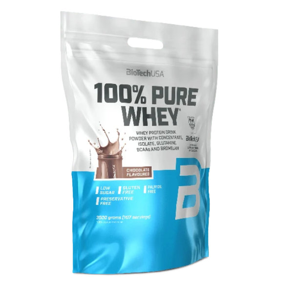 BioTech USA 100% Pure Whey Čokoláda 3000 g