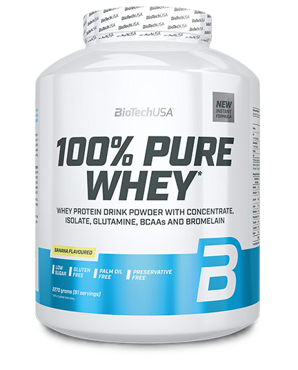 BioTech USA 100% Pure Whey Banán 2270 g kúpite na Najlekaren.eu