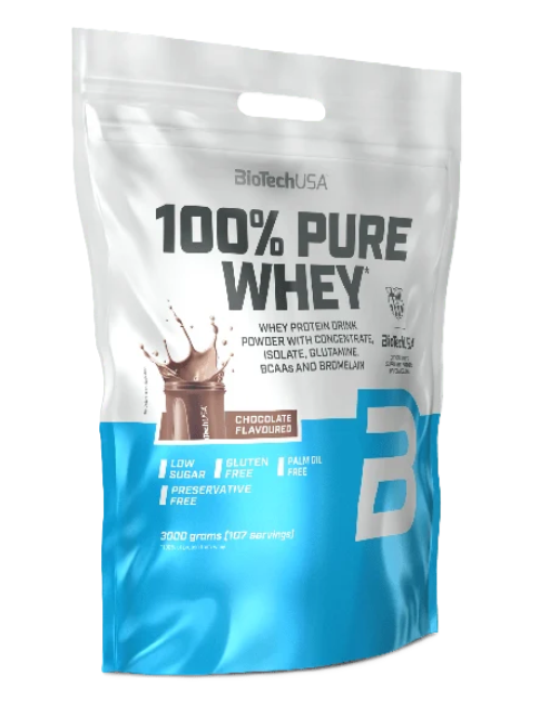 BioTech USA 100% Pure Whey Čokoláda 3000 g