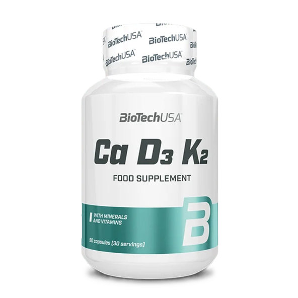 BioTech USA Ca D3 K2 90 kapsúl
