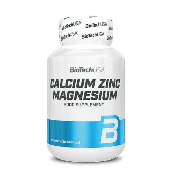 BioTech USA Calcium Zinc Magnesium 100 tabliet