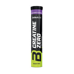 BioTechUSA Creatine Zero Modré hrozno 18 šumivých tabliet