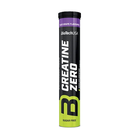 BioTechUSA Creatine Zero Modré hrozno 18 šumivých tabliet