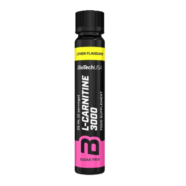 BioTech USA L-Carnitine 3000 mg Citrón 25 ml