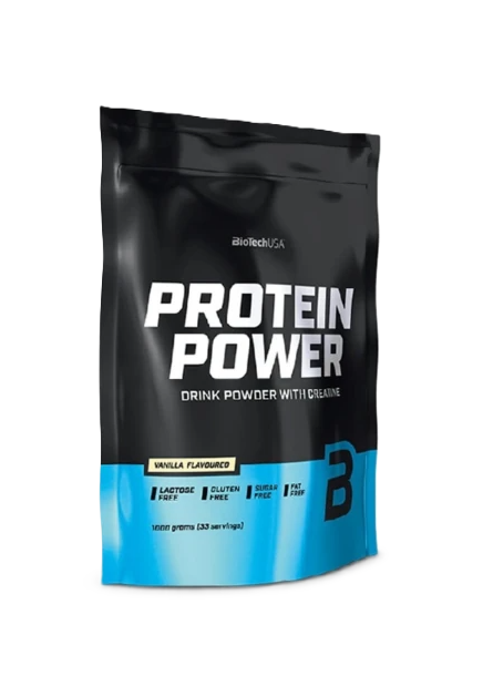 BioTechUSA Protein Power sójový proteínový izolát príchuť Vanilla 1000 g kúpite na Najlekaren.eu