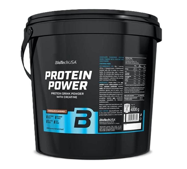 BioTech USA Protein Power Čokoláda 4000 g