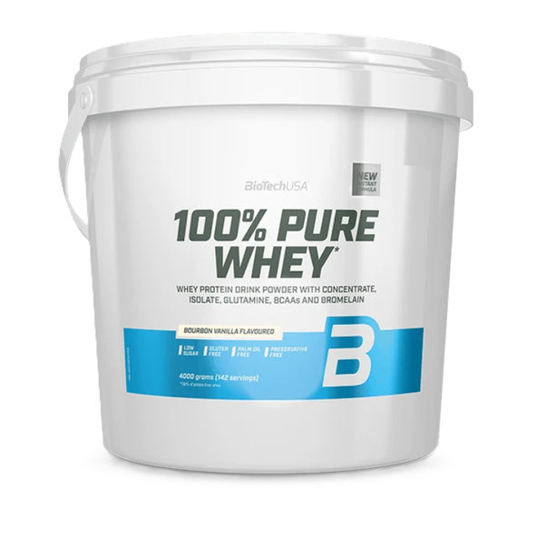 BioTech USA 100% Pure Whey Vanilka - Bourbon 4000 g