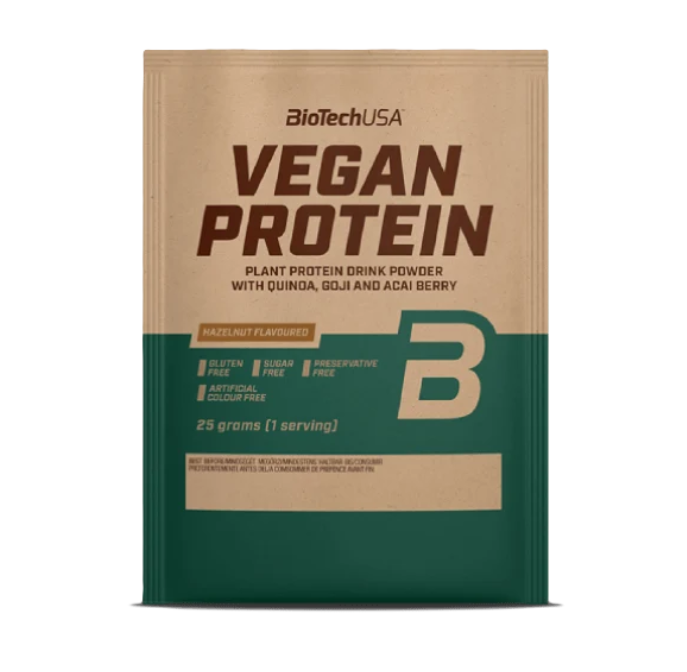 BioTech USA Vegan Protein Lieskový oriešok 25 g
