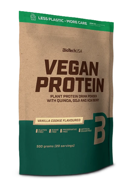 BioTechUSA Vegan Protein vegánsky proteín príchuť Vanilla Cookie 500 g kúpite na Najlekaren.eu