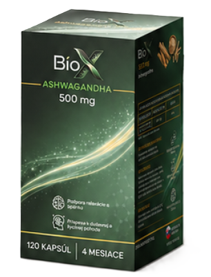 BioX ASHWAGANDA 500 mg 120 kapsúl kúpite na Najlekaren.eu