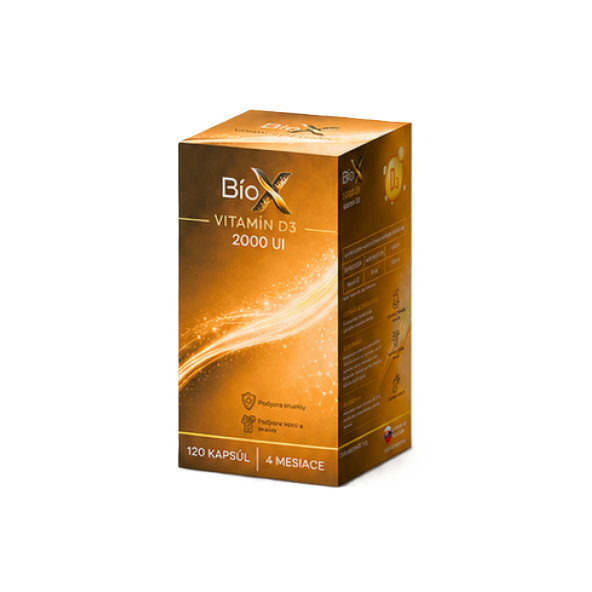 BioX VITAMÍN D3 2000 UI 120 kapsúl
