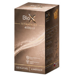 BioX VITAMÍN D3 4000 UI 120 kapsúl