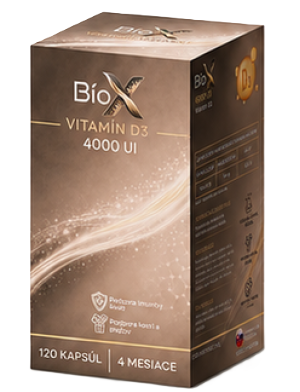 BioX VITAMÍN D3 4000 UI 120 kapsúl kúpite na Najlekaren.eu