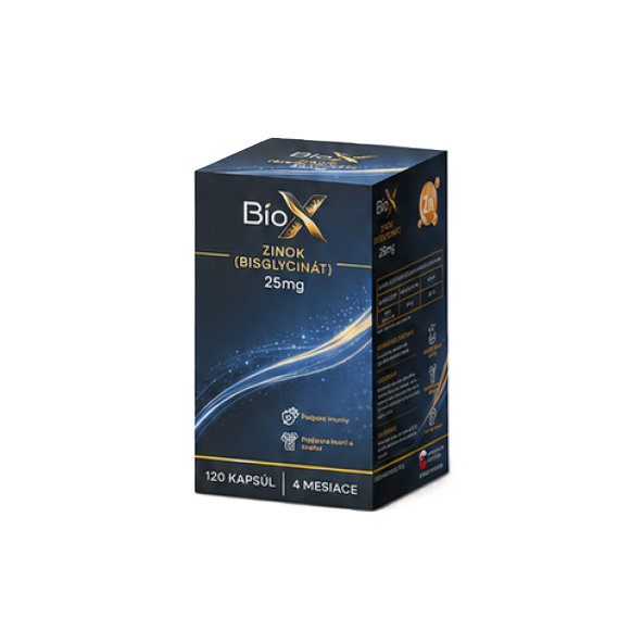 BioX ZINOK (BISGLYCINÁT) 25 mg 120 kapsúl