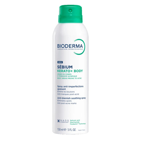 BIODERMA Sébium Kerato+ Body upokojujúci sprej na telo 150ml