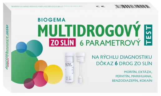 Biogema Multidrogový test zo slín 6 parametrový