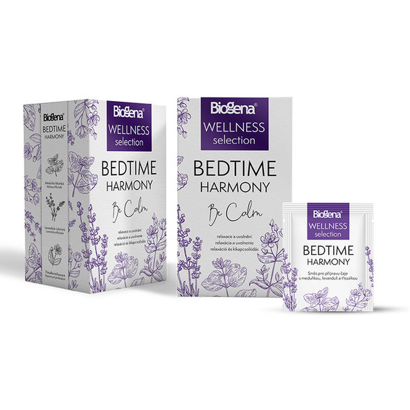 Biogena WELLNESS BEDTIME HARMONY bylinný čaj 20x2g