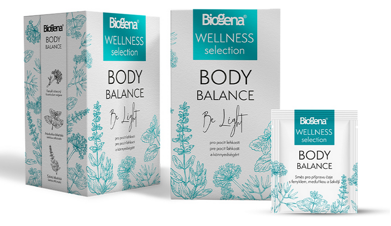 Biogena WELLNESS BODY BALANCE bylinný čaj 20x2g