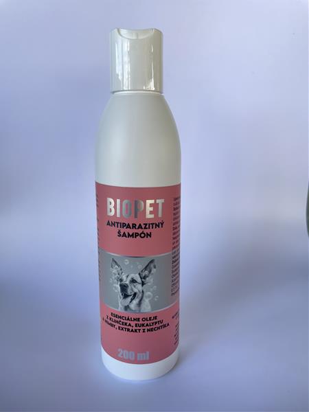 BioPet antiparazitárny šampón pre psy 200ml