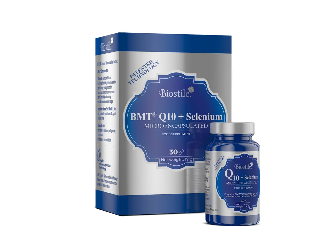 Biostile BMT® Q10 + Selenium MICROENCAPSULATED 30 kapsúl