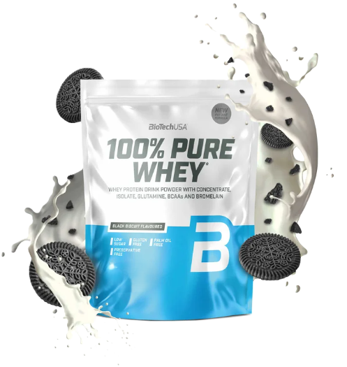 BioTechUSA 100% PURE WHEY Black Biscuit 200 g
