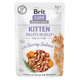 Brit Care cat Kitten Fillets in Jelly with Savory Salmon kapsičky pre mačiatka 24x85g