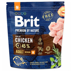 Brit Nature Dog Adult M krmivo 1 kg