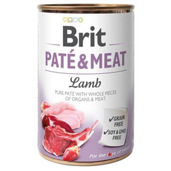 Brit Paté & Meat Lamb konzerva pre psy 400g