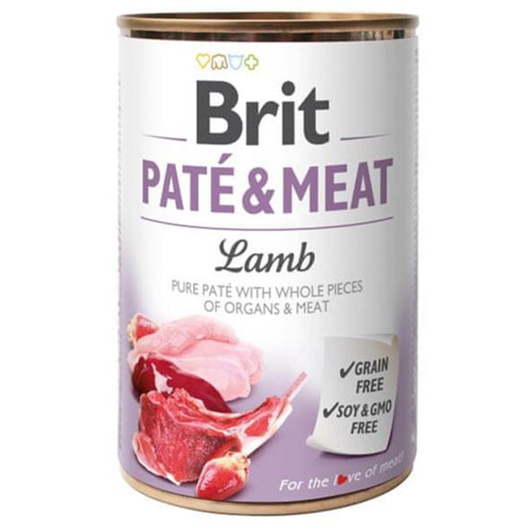 Brit Paté & Meat Lamb konzerva pre psy 400g