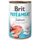 Brit Paté & Meat Salmon konzervy pre psy 6x400g