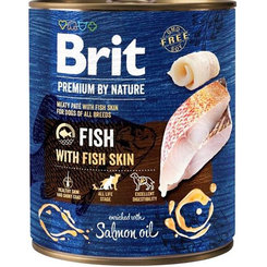 Brit Premium by Nature dog Fish with Fish shin konzervy pre psy 6x800g