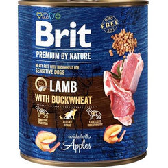 Brit Premium by Nature dog Lamb with Buckwheat konzervy pre psy 6x800g