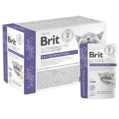 Brit VD Gluten & Grain-Free Cat Pouch Fillets in Gravy Gastrointestinal kapsičky pre mačky 12x85g