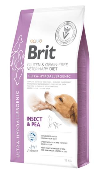 Brit Veterinary Diets GF dog Ultra-hypoallergenic granule pre psy 12 kg