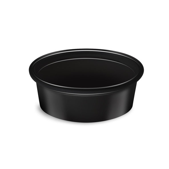 Náhradná miska do terária čierna 50 ml / 10 ks