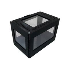 Terárium pre pavúky a hmyz BLOCK čierna 150x100x100 mm