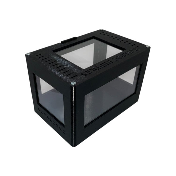 Terárium pre pavúky a hmyz BLOCK čierna 150x100x100 mm