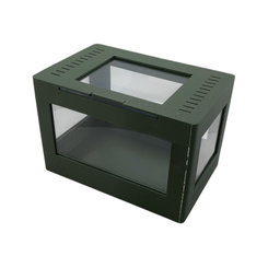 Terárium pre pavúky a hmyz BLOCK armádna zelená 150x100x100 mm