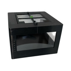 Terárium pre pavúky a hmyz CUBE čierna 150x150x100 mm